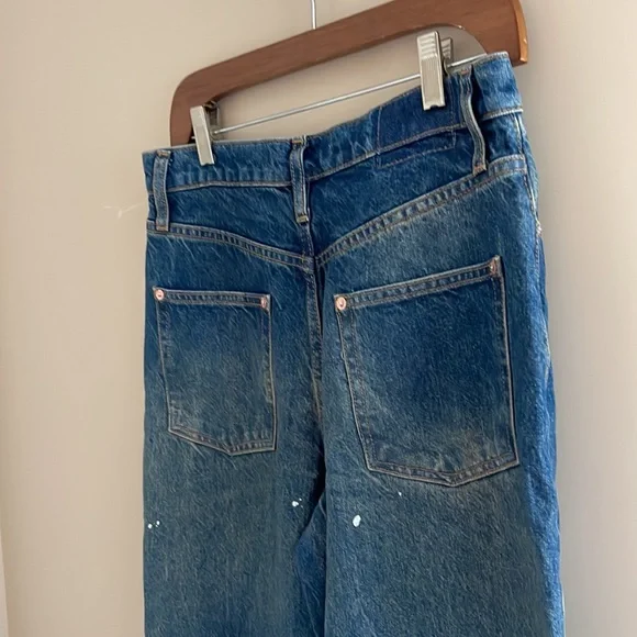Free People We The Free Maggie Mid-Rise Straight Leg Jeans Size 26 NWOT - Picture 9 of 10